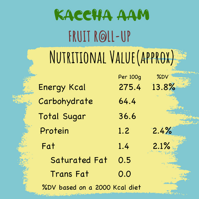 Kacha Aam Roll-Up | 35 Fruit Bars | Goodness of Raw Mango & Jaggery | Nani's Recipe