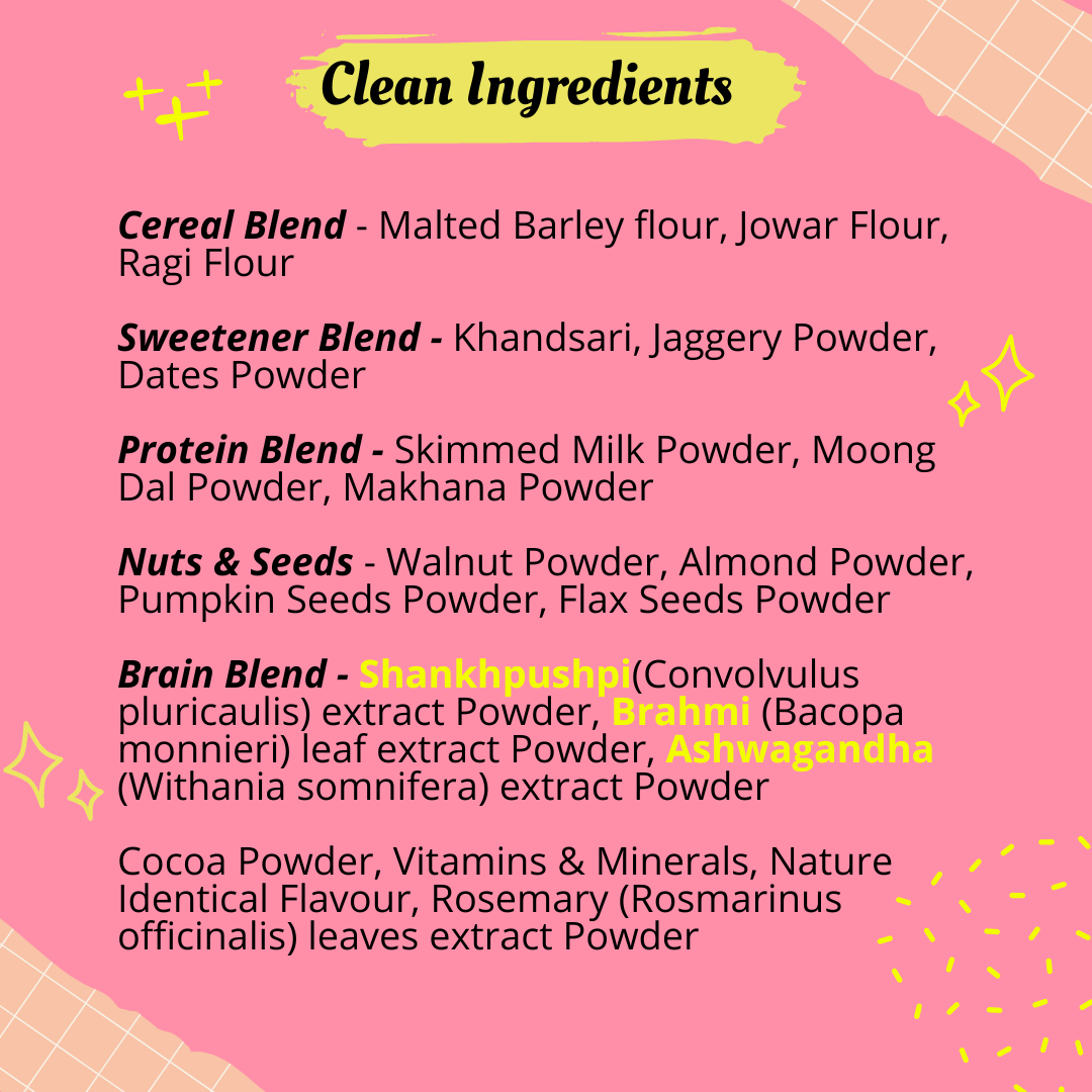 NOURISHify Nutrition Powder for Children Age 2-16 Years |  Millets+Nuts+Ayurvedic Herbs | No Refined Sugar