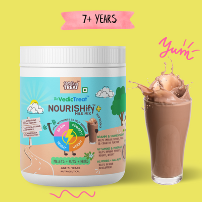 NOURISHify Nutrition Powder for Children Age 2-16 Years |  Millets+Nuts+Ayurvedic Herbs | No Refined Sugar