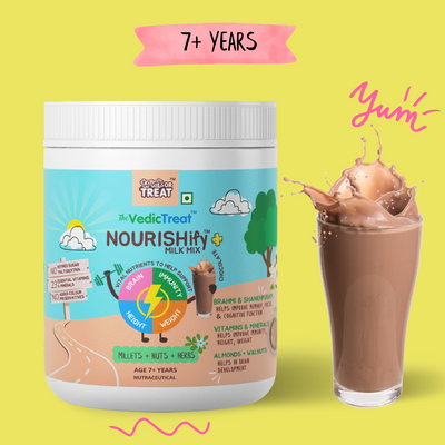 NOURISHify Nutrition Powder for Children |  Millets+Nuts+Seeds+Ayurvedic Herbs | No Refined Sugar