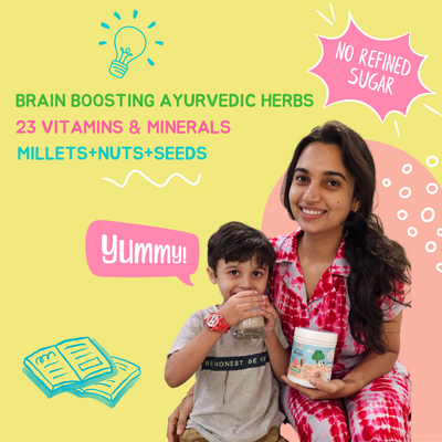 NOURISHify Nutrition Powder for Children Age 2-16 Years |  Millets+Nuts+Ayurvedic Herbs | No Refined Sugar