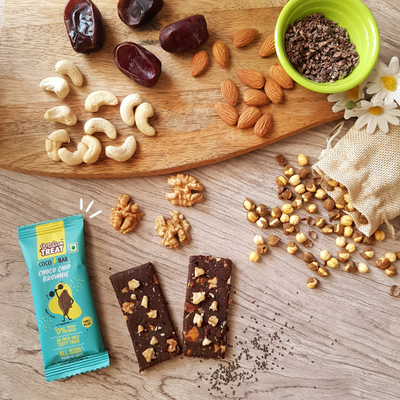 Choco Chip Brownie Coco Bars | Power of Dry Fruits & Chana Sattu | No Refined Sugar | Family Recipe