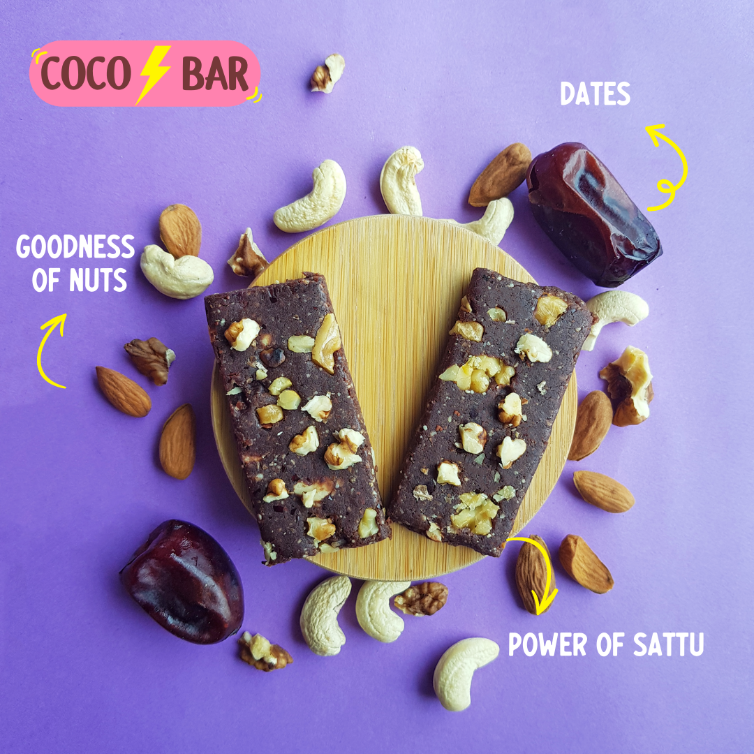 The Magic Sampler Box | Yummy Fruit Bars + Coco Bars | 100% Natural and Sugar Free | Best-Seller